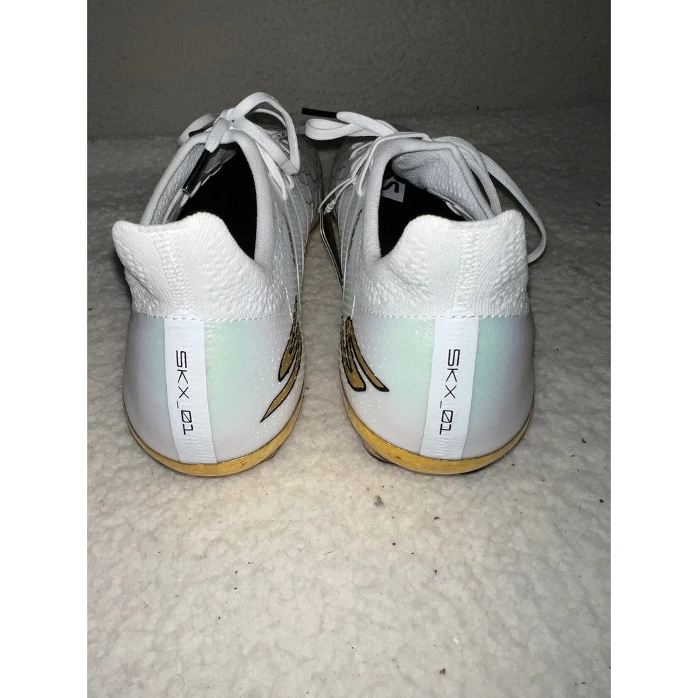 NWT Skechers SKX_01 Hyper Burst Pro Soccer Cleats Mens 13 White Gold 252021 WBGD